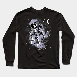 Astronaut Skate Polkadot DOT Coin To The Moon Crypto Token Cryptocurrency Blockchain Wallet Birthday Gift For Men Women Kids Long Sleeve T-Shirt